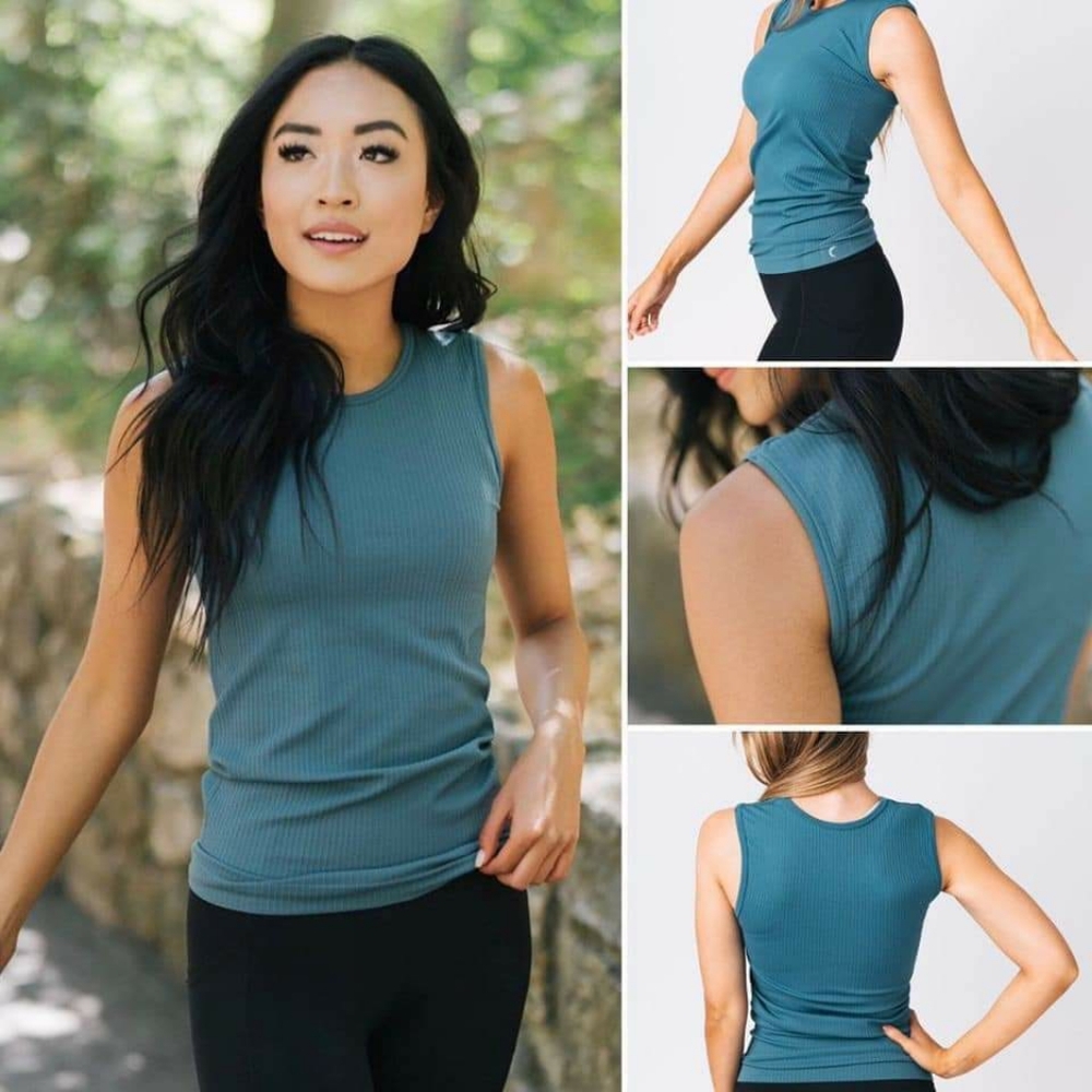 Zyia Moss Parallel Tank NWOT